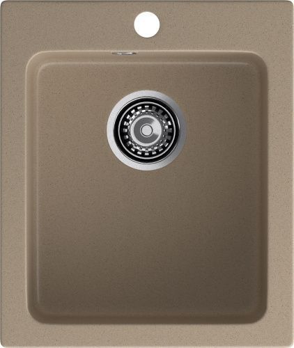 Кухонная мойка Granfest Praktik P-505 песочный 51х43 цвет бежевый поверхность матовая