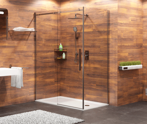 Душевая дверь Wasserkraft 15R30 130х200 стекло прозрачное профиль хром глянцевый - фото 4