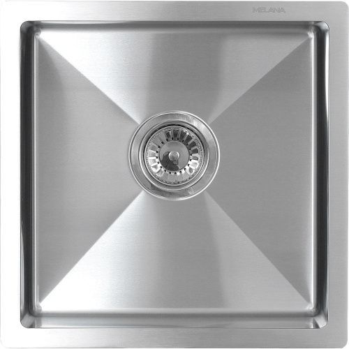 Кухонная мойка Melana ProfLine MLN-R4444H 44х44 цвет сатин поверхность матовая