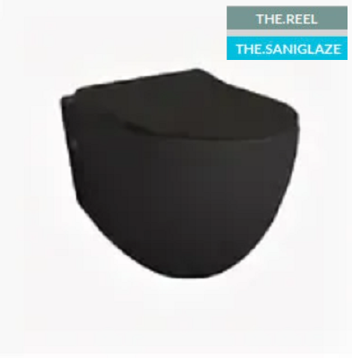 Чаша унитаза подвесная Artceram File 2.0 FLV006 17 00 цвет черный матовый без сиденья душевой смыв