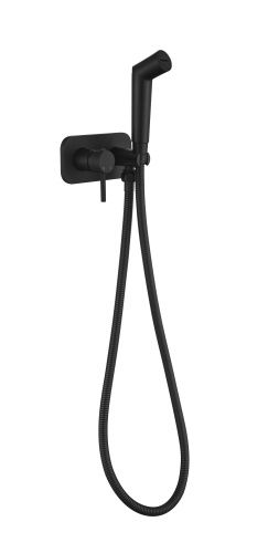 Гигиенический душ со смесителем AltroBagno Metropoli AltroBagnoMetropoli060108NeOp черный матовый