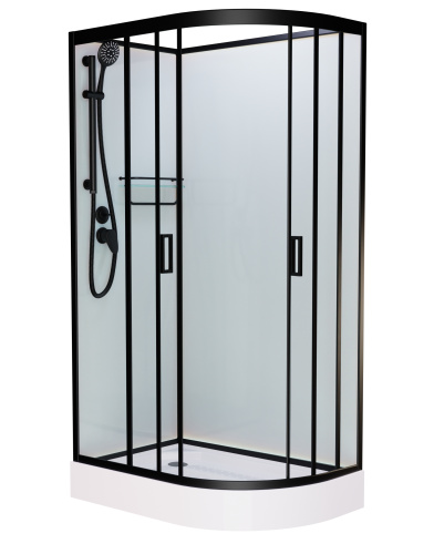Душевая кабина Frank 814014 100х80 без крыши ориентация левая