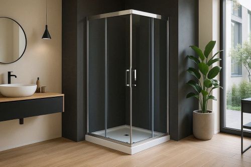Душевой уголок Royal Bath HPD RB7090HPD-T-CH 90х70 стекло прозрачное профиль хром без поддона