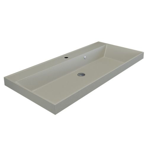 Раковина кварцевая Uperwood Classic Quartz 291030029 90х45 полувстраиваемая цвет бежевый