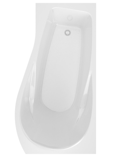 Ванна акриловая Timo VINO VINO1590R 150х90 пристенная асимметричная без каркаса