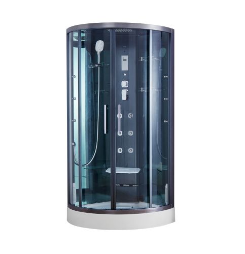 Душевая кабина SSWW BU601 90х90 четверть круга с крышей ориентация универсальная