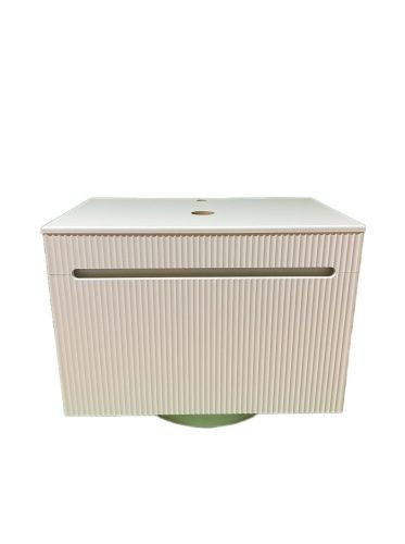 Тумба под раковину Sintesi STL.W7815 80х60 подвесная цвет белый