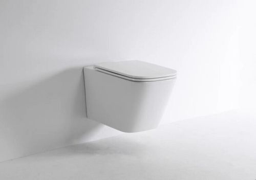 Унитаз подвесной Tece TeceSpring 9700996 белый с сиденьем микролифт безободковый смыв торнадо