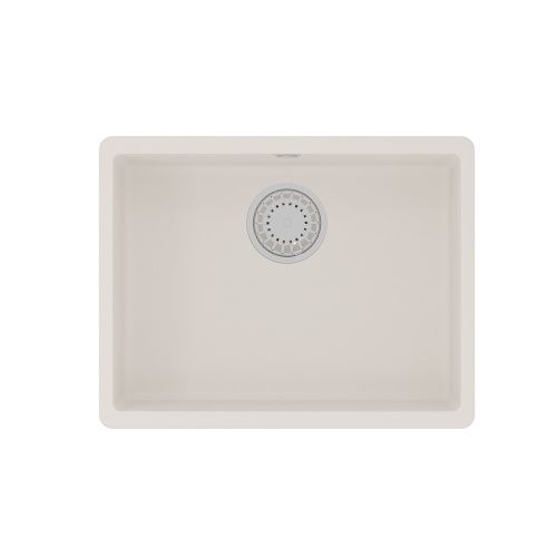 Кухонная мойка LeMark Sinara 540-u 9910076 54х42 цвет белый поверхность матовая