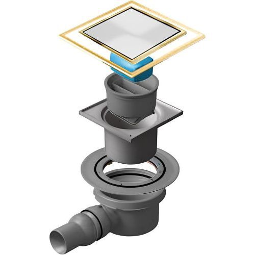 Душевой трап Pestan Confluo Standard Dry 1 White Glass Gold 13000175