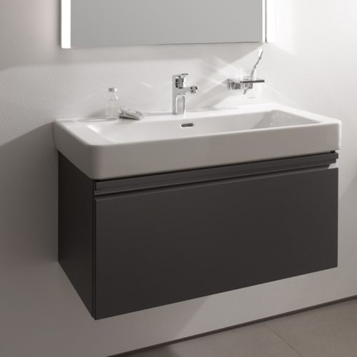 Раковина керамическая Laufen Pro 85 см 8.1396.5.000.104.1 подвесная цвет белый 1 отверстие под смеситель