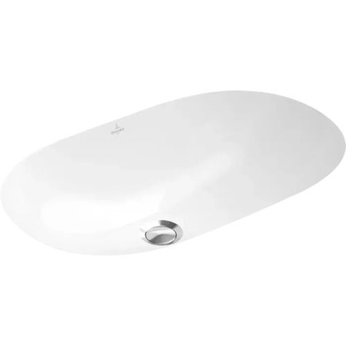 Раковина керамическая Villeroy Boch O'Novo 41625001 50 см встраиваемая цвет белый без отверстий под смеситель