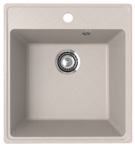 Кухонная мойка Ulgran Quartz Forte 460-10 46х50 цвет песочный