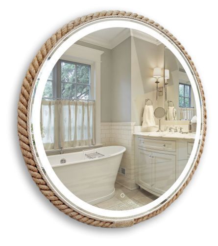 Зеркало в ванную Azario Бригантина LED-00002573 65х65