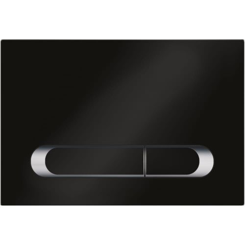 Клавиша смыва механическая KK POL M09 V1 350/PPC/063-00-03 цвет черный/хром