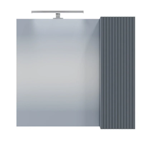 Зеркало-шкаф СанТа Альтаир 700503 70х16х65 подвесной цвет графит