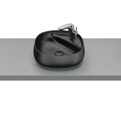 Раковина Roca 73270B9640 40х40 встраиваемая цвет черный