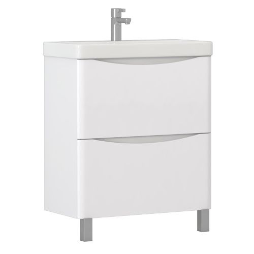 Тумба под раковину Vigo Glem tn.GLE.9595.70.2Y 69х34х70 напольная цвет белый