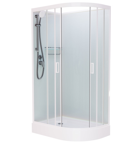 Душевая кабина Frank 418018 100х80 без крыши ориентация левая