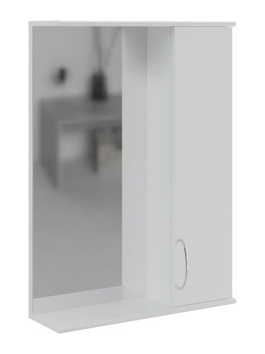 Зеркало-шкаф Orange Лайт LA-50ZSW 50х16х71 подвесной цвет белый