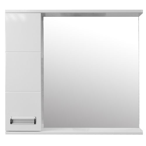Зеркало-шкаф Loranto Дина CS00049719 75х14х70 подвесной цвет белый