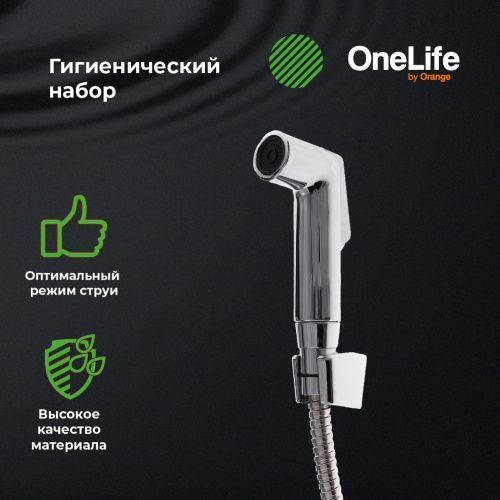 Гигиенический душ без смесителя OneLife OL01cr хром