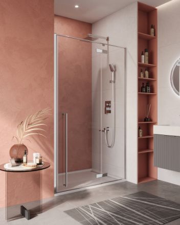 Душевая дверь Cezares LINER LINER-B-12-120-C-Cr-R 120х195 стекло прозрачное профиль хром глянцевый