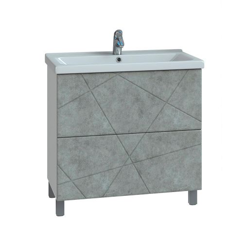 Тумба под раковину Vigo Geometry 025 бетон 77х44х80 напольная