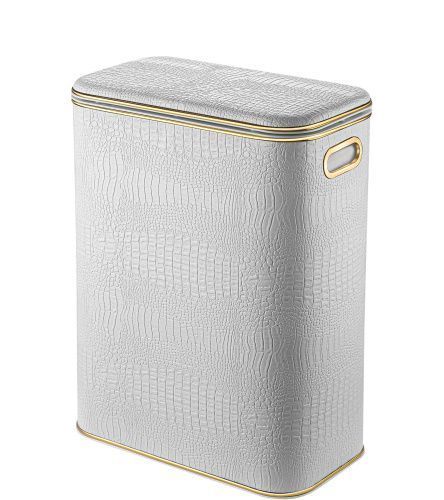 Корзина для белья Geralis Croco KWG-B