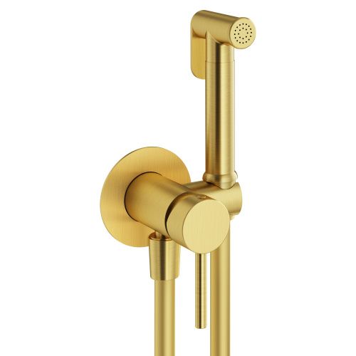 Гигиенический душ со смесителем Plumberia Selection IXO XO2000OB золото