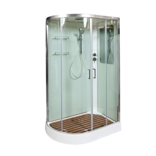 Душевая кабина AvaCan A102R 120х80 асимметричная с крышей ориентация правая