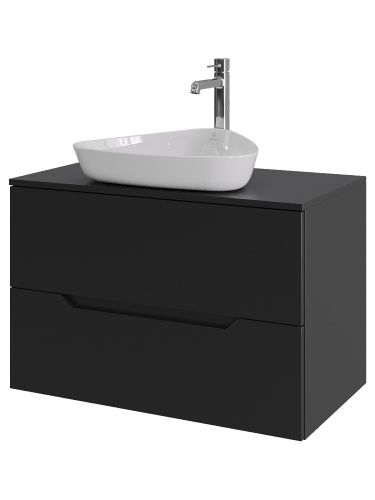 Тумба с раковиной Orange Line Li-80TubMDF+B07-500W 81х46х66