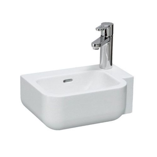 Раковина керамическая Laufen Form 36 см 8.1667.5.000.106.1 подвесная цвет белый 1 отверстие под смеситель