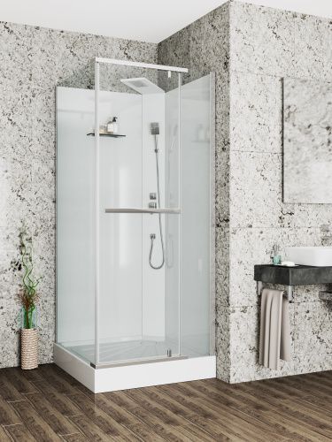 Душевая кабина Cerutti SPA MiMi90T 90х90 квадратная без крыши