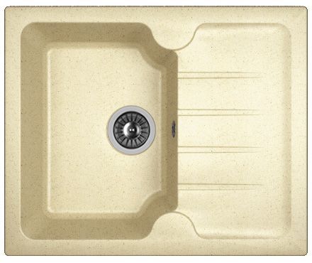 Кухонная мойка Dr.Gans Лора 25.020.A0620.402 62х51 цвет бежевый поверхность матовая