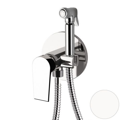 Гигиенический душ со смесителем Mariani В37185AT белый матовый