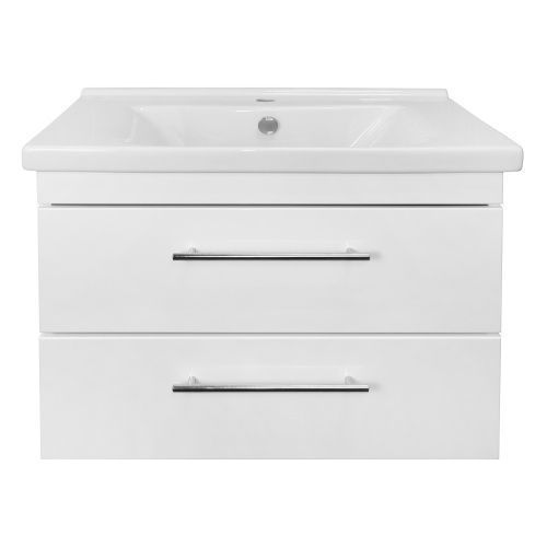 Тумба с раковиной Loranto Karina CS00086521 70х45х55 подвесная цвет белый