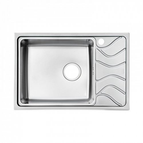 Кухонная мойка IDDIS Reeva REE71SLi77 72х48 цвет хром поверхность глянцевая