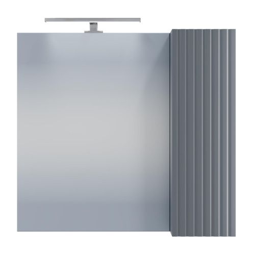 Зеркало-шкаф СанТа Юпитер 700545 70х16х65 подвесной цвет графит