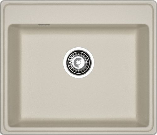 Кухонная мойка Granfest Vertex V-580 топаз 58х50 цвет серый поверхность матовая