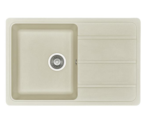 Кухонная мойка Aquaton Аманда 1A712832AD240 78х51 цвет жемчуг