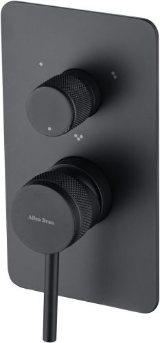 Смеситель для ванны с душем Allen Brau Priority 5.31A11-31 встраиваемый в стену черный