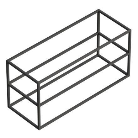 Каркас под раковину Cezares CADRO CADRO-120/46/58-2C-SO-MET-ST