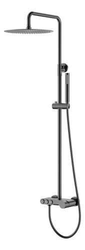 Душевая стойка Boheme Stick 128-GM настенная цвет серый