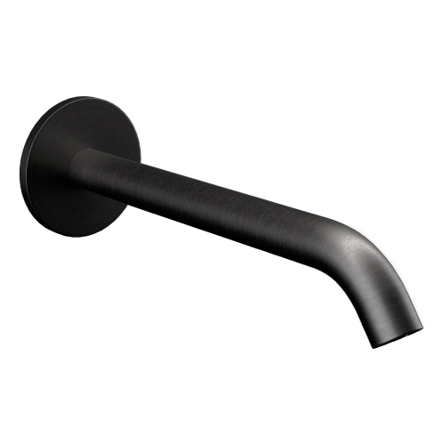 Излив Remer X Style 91XLCFP настенный черный брашированный хром