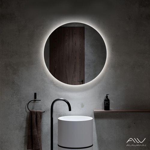 Зеркало в ванную Alavann Rondo ALV0113003 70х70 цвет белый