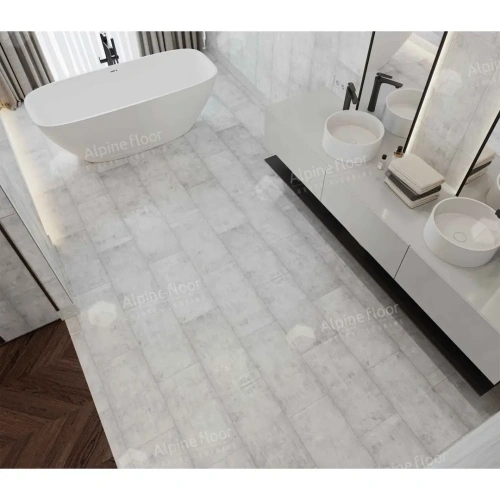 Кварцвиниловая плитка Alpine Floor Light Stone ECO-15-17 Сумидеро толщина 0.25 см 43 класс 608х303