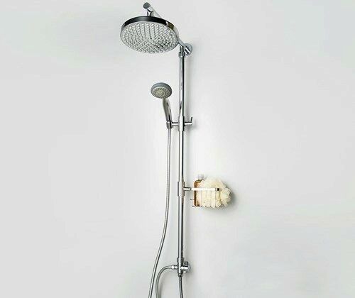 Душевая стойка WasserKRAFT A015 настенная цвет хром - фото 2