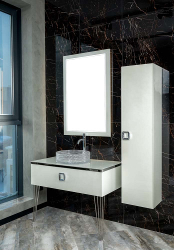 Столешница Armadi Art Lucido 853-100-WH 101х52 накладная цвет белый