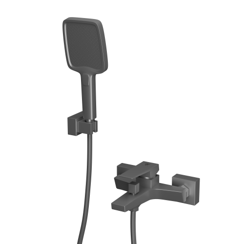 Смеситель для ванны Rush Thira TR3635-44Grey настенный графит